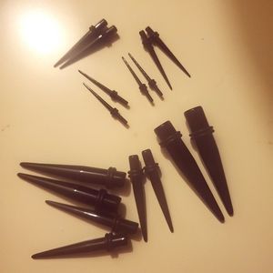8 Pairs of Taper Gauges Earrings